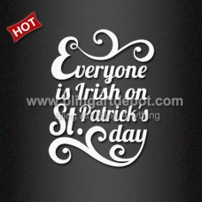 St Patrick's Day Iron On Transfers Vinyl Everyone is Irish